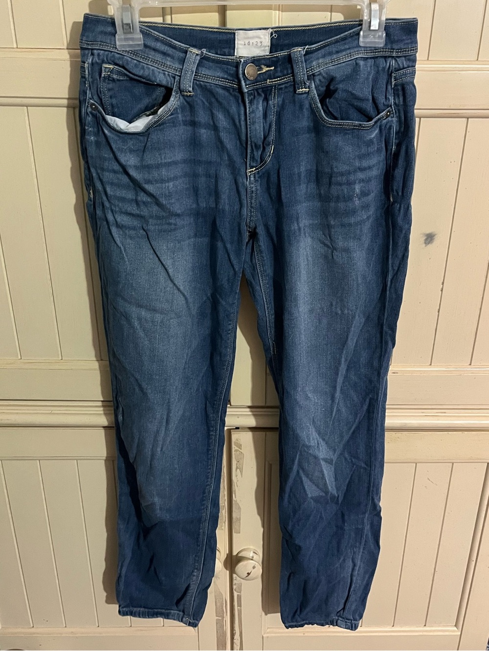 Id:23 Cinched Ankle Jogger Style Jeans